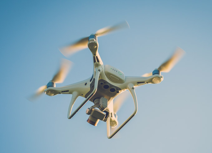 Drone professionale per riprese aeree